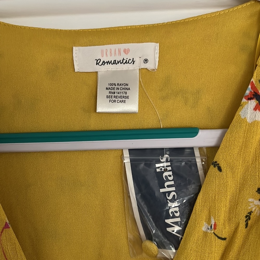 Yellow Floral Dress - Picture 6 of 10